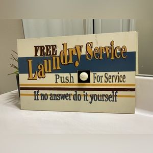 Laundry Sign Decor